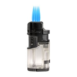 Jetline Mr Fatboy Quad Torch Lighter with Punch Clear each