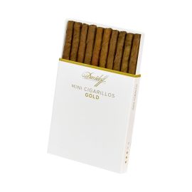 Davidoff Cigarillos Mini Cigarillos Gold 10 Natural pack of 10