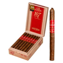 La Aurora 107 Ecuador Lancero Natural box of 20