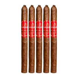 La Aurora 107 Ecuador Lancero Natural pack of 5