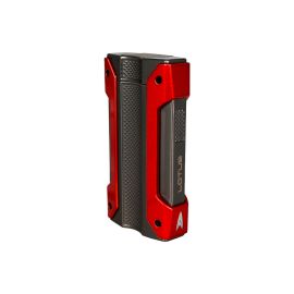 Lotus Tank Single Torch Lighter with Punch Gunmetal and Red each