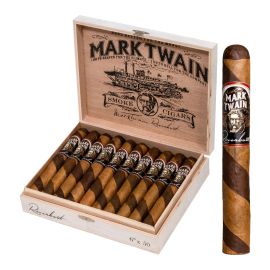 Mark Twain Riverboat Robusto Barber Pole box of 20