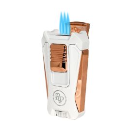 Rocky Patel Collection Lighter Triple Torch Rose Gold/White each