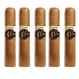 Cusano 18 Double Connecticut Robusto Natural pack of 5