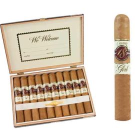 Cusano 18 Double Connecticut Robusto It's A Girl Natural box of 10