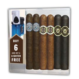 Macanudo Window Collection With Lighter box of 6