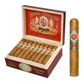 Lords of England Connecticut No. 1 Robusto NATURAL box of 25