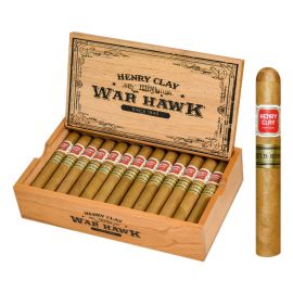 Henry Clay War Hawk Corona Natural box of 25