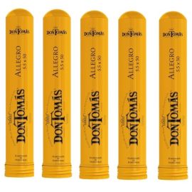 Don Tomas Clasico Allegro Tube NATURAL pack of 5