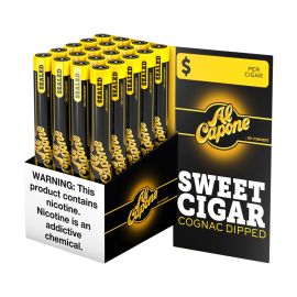 Al Capone Sweets Cigar Tubo Natural box of 20