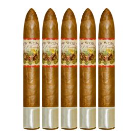 New World Connecticut by AJ Fernandez Belicoso Natural pack of 5