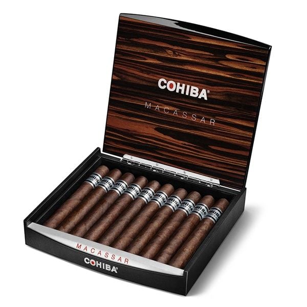 COHIBA MACASSAR GIGANTE10 CT BOX.