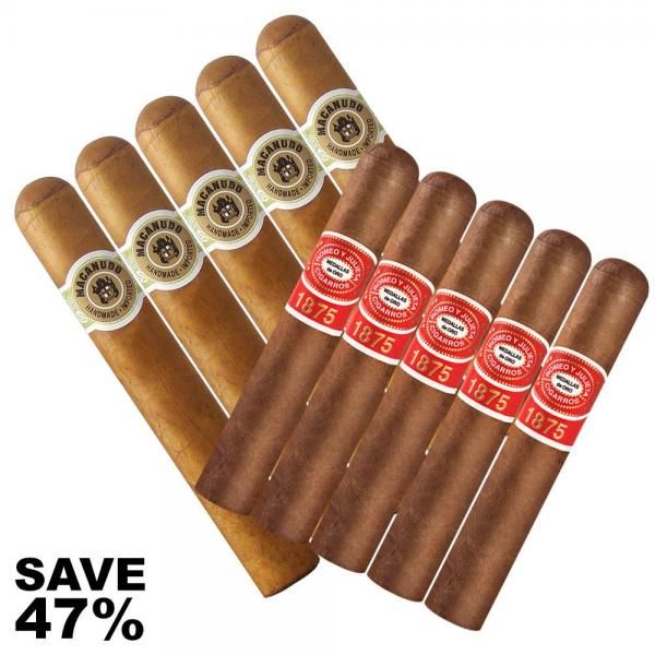 Double Stack Macanudo Hyde Park vs Romeo 1875 Bully - Mike's Cigars