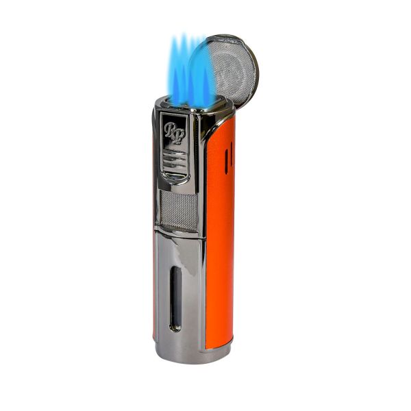 Ronson Typhoon Petrol Lighter Nickel Satin Finish