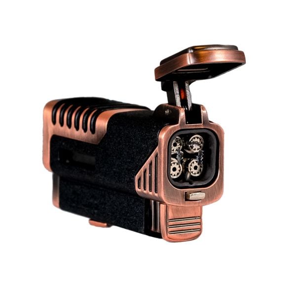 Jetline Gotham Quad Torch Lighter Gunmetal - Mike's Cigars