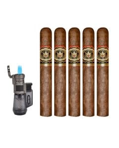 Arturo Fuente Don Carlos Double Robusto With Torch Lighter