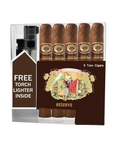 Romeo Y Julieta Reserve Toro Cigar Collection With Cigar Lighter