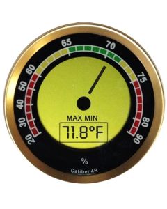 Cigar Oasis Caliber 4r Hygrometer Gold