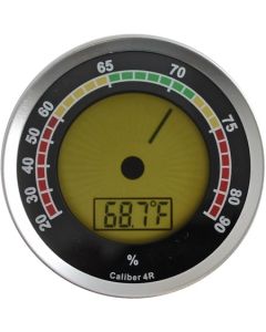 Cigar Oasis Caliber 4R Hygrometer Silver
