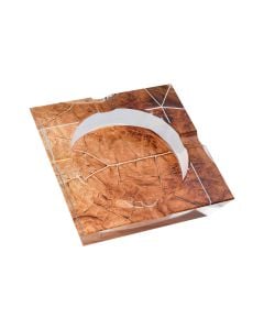 Tobacco Leaf Crystal Ashtray