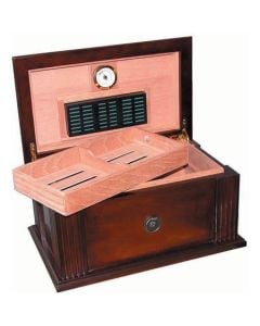 Amalfi 50-75 Cigar Antique Style Humidor