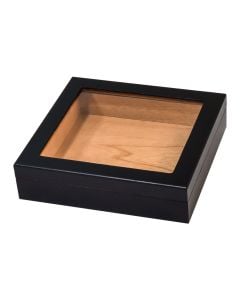 Traveler Glasstop Humidor Black
