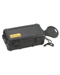 Cigar Caddy 10 Cigar Waterproof Travel Humidor Black