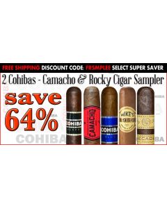 2 Cohibas Camacho and Rocky Cigar Sampler
