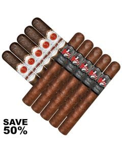 Double Stack Rocky Sun Grown Maduro VS La Gloria Medio Tiempo