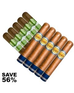 Double Stack H Upmann Miami Deco VS La Aurora Sapphire