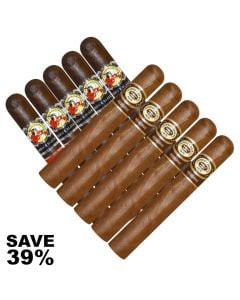 Double Stack La Gloria Serie R Black Maduro VS Romeo Reserve Churchill