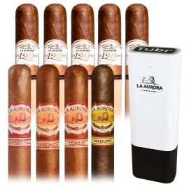 La Aurora 107 Ecuador Zeppelin Natural - Mike's Cigars