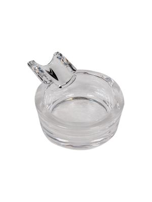 Lotus Single Stick Glass Ashtray