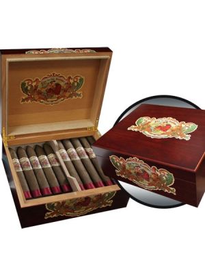 Flor De Las Antillas Desktop Humidor Mahogany With 20 Cigars