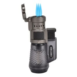 Vertigo Cyclone Triple Torch Lighter Charcoal single