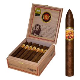 La Aurora 107 Belicoso Natural box of 21