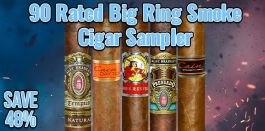 90 Rated Big Ring Smoke Cigar Sampler 10 cigars