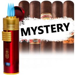 Alec Bradley Mystery Sampler and Fireworx Lighter pack of 5