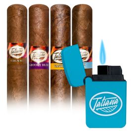Tatiana Classic Sampler and Single Torch Lighter pack of 4