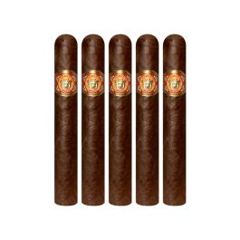 El Rey Del Mundo Robusto en Vidrio - no tube Natural pack of 5