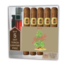Bauza Cigar Collection With Lighter Natural box of 5
