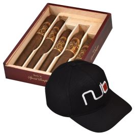 Promo! Oliva Serie V Variety Sampler and Nub Baseball Cap Black box of 5