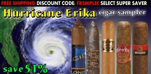 Hurricane Erika Cigar Sampler