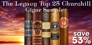 The Legacy Top 25 Churchill Cigar Sampler