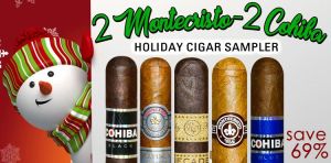 2 Montecristo 2 Cohiba Holiday Cigar Sampler