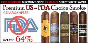 Premium FDA Choice Smoke Cigar Sampler