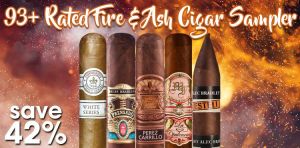 93 Plus Rated Fire and Ash Cigar Sampler