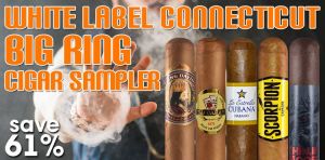 White Label Connecticut Big Ring Cigar Sampler