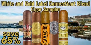 White and Gold Label Connecticut Blend Cigar Sampler