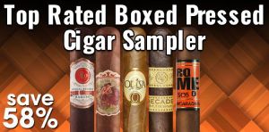 Top Rated Boxed Pressed Cigar Sampler